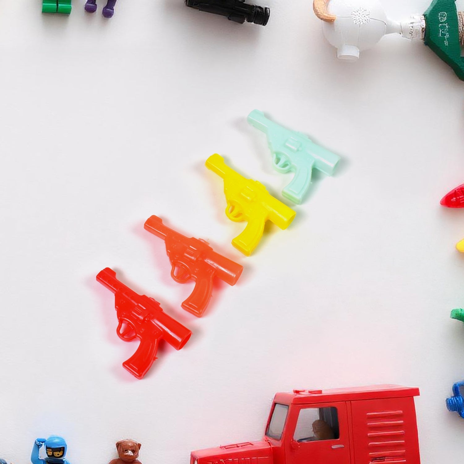 Gun Shape Pencil Top For Kids Office, Small Gun Toy (1 Pc / Mix Colour & Design) Gun Shape Pencil Top For Kids Office, Small Gun Toy (1 Pc / Mix Colour & Design)